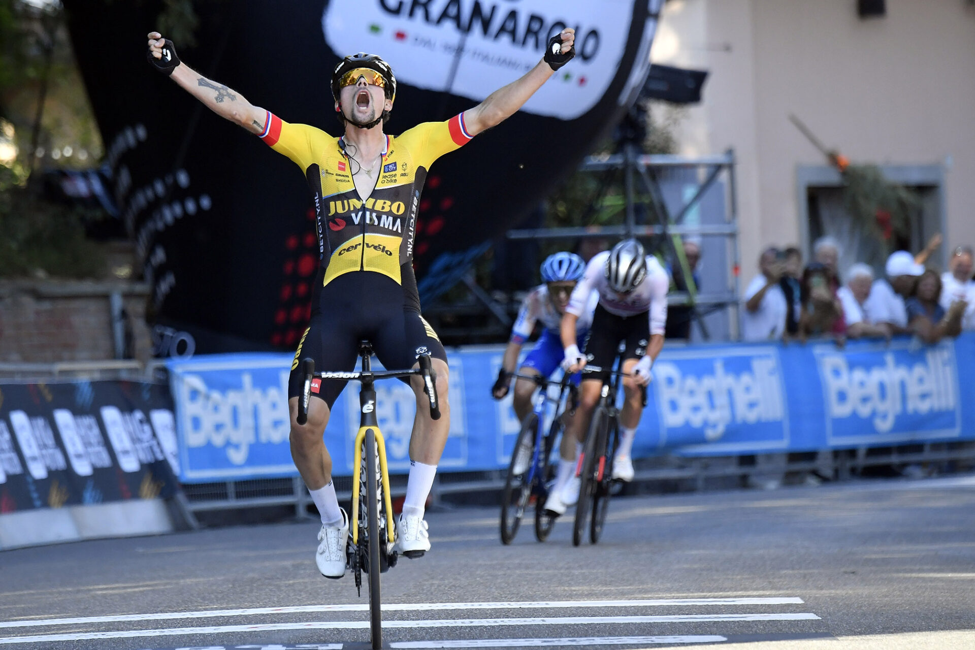 GIRO DELL’EMILIA, TRIS DI PRIMOSZ ROGLIC E BIS DI CECILIE LUDWIG