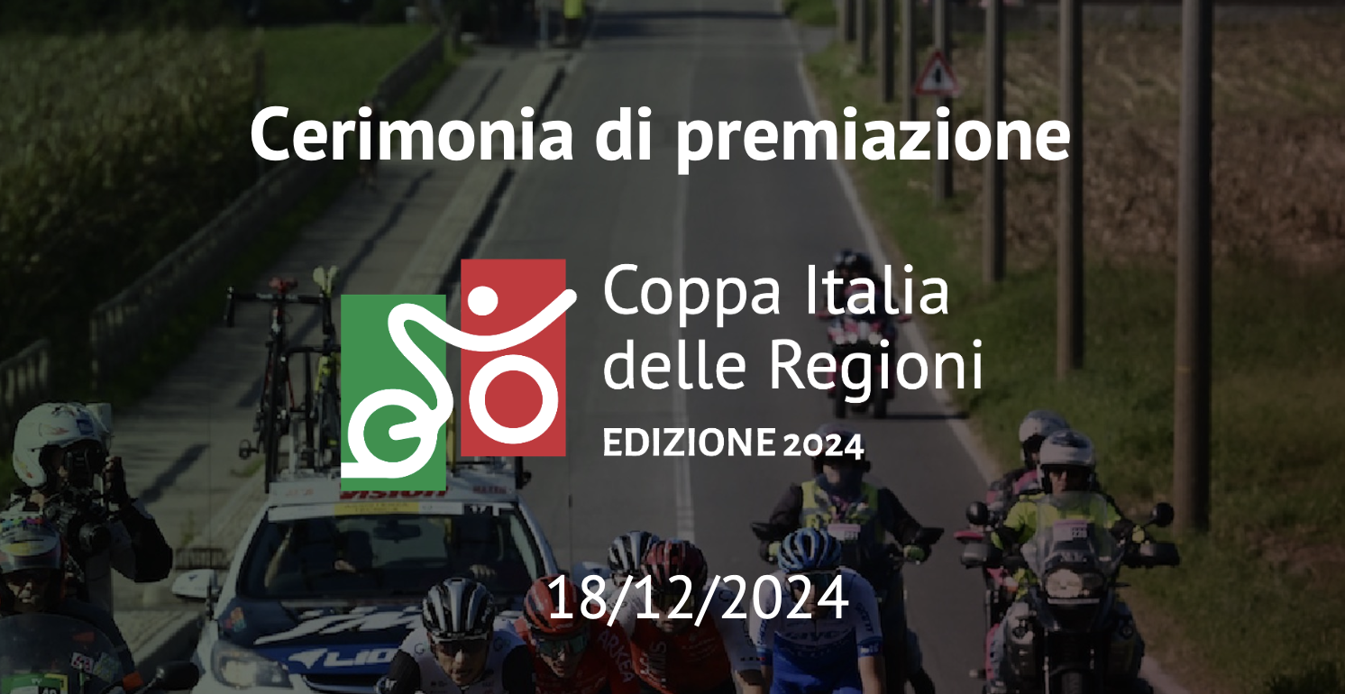 MERCOLEDI’ A ROMA SI PREMIANO I VINCITORI DELLA COPPA ITALIA DELLE REGIONI